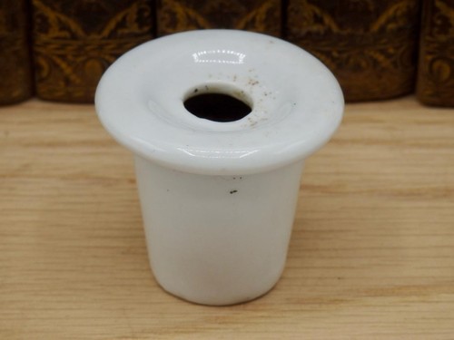 Antique porcelain inkwell - antique,