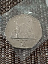 Capture of Gibraltar 50P coin