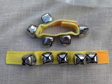 TIGER BEL7-CL Wrist Jingle Bells - Adjustable Pair of Wrist Strap Metal Bells