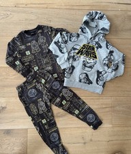 M & S Grey Star Wars Pyjamas &