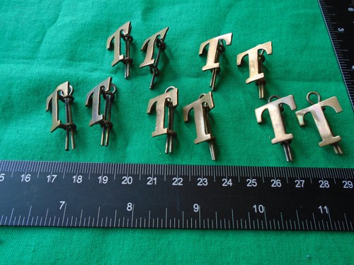 Ww1 territorial army brass - ww1,