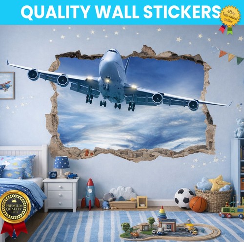Air plane wall decal sticker - wall,