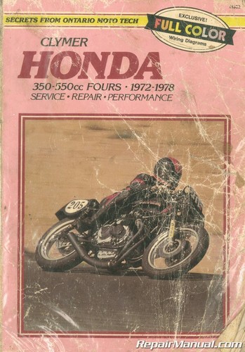 Used clymer honda - honda, 350-550cc