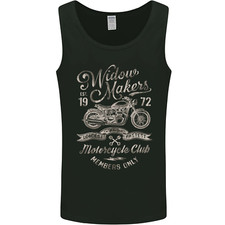 Widowmakers Motorcycle Motorbike Biker Mens Vest Tank Top