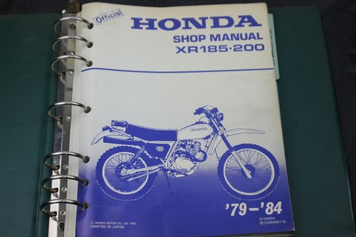 1979 honda xr185 - 1979-84,