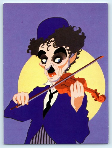 Postcard charlie chaplin - charlie,