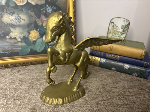 Vintage heavy solid brass