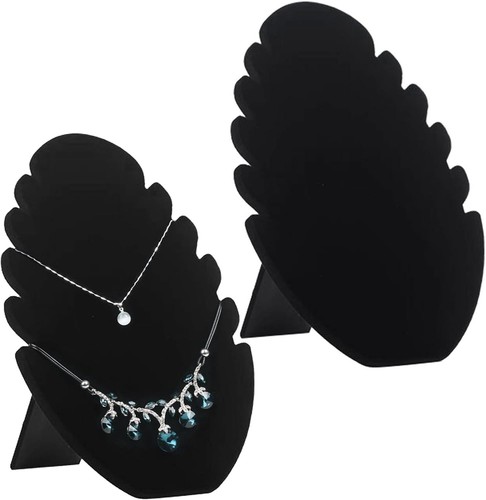 2pc black velvet necklace - 2pc,