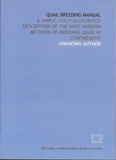 Quail breeding manual: a