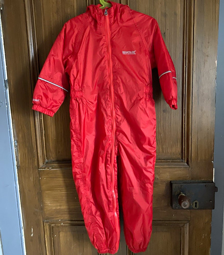 Regatta kids red hooded zip - kids,
