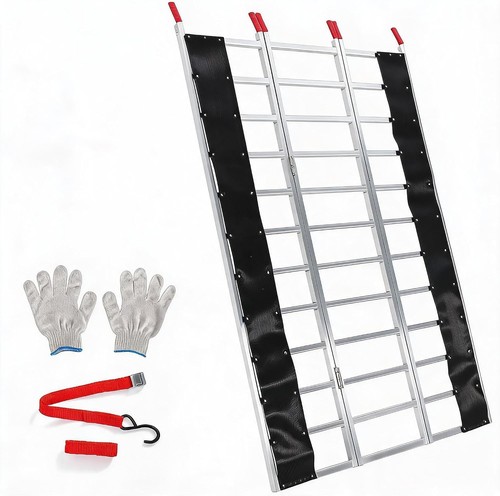 Aluminum loading ramp tri - ramp, tri-fold