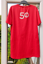 ParkRun 50 Red Landmark T Shirt Womens Size L Park Run. Pre Owned Good Condition