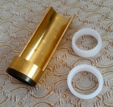 Brass half slide for guitar