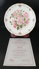 Royal Albert Plate Queen Mother's Favourite Roses Albertine 21cm Cert & Boxed