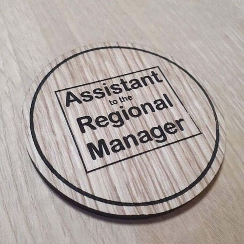 Laser cut wooden - , coaster
