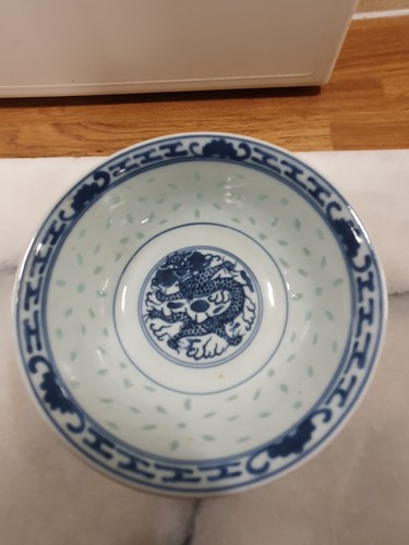 Chinese porcelain dragon - chinese, soup