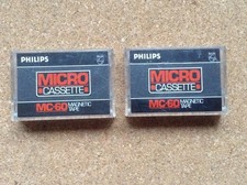 TWO x PHILIPS Micro Cassette