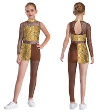 Girls Animal Print Leotard