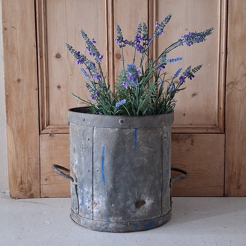 Vintage galvanised riveted - galvanised,