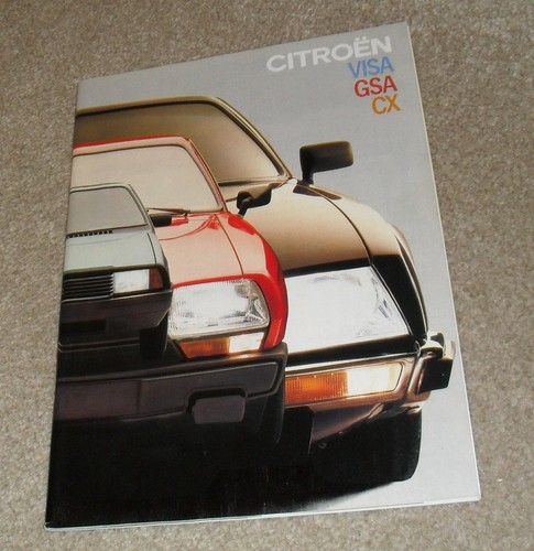 Citroen brochure 1982 - citroen,