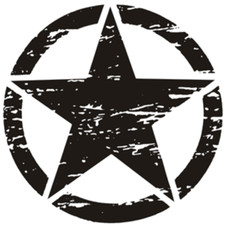 Car Hood Sticker Bonnet Side Door Army Star Graphics Vinyl Decal Body Decoration