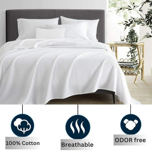 100 cotton honeycomb waffle - cotton,