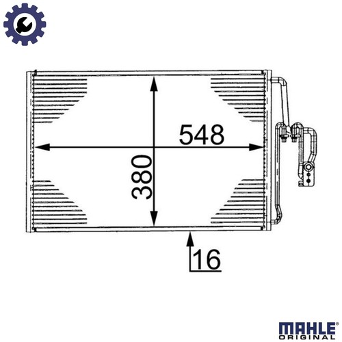 Condenser air conditioning - air, ac