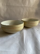 2 Denby Caramel Stripes Cereal