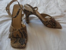 BHS Leather Shoes Animal Print