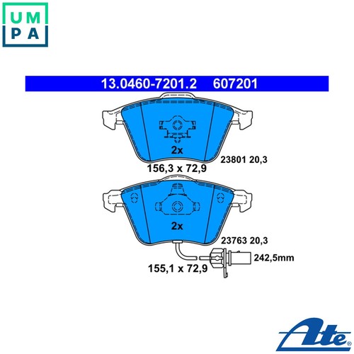 Brake pad set disc - brake,
