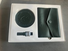 New Genuine LACOSTE PASSPORT WALLET & LUGGAGE TAG Dark Green GREAT XMAS GIFT