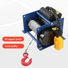 Small Electric Winch 200-400 Kg Electric Crane 30 M Wire Rope Winch 220V