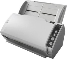 Fujitsu Fi-6110 High speed duplex document scanner. With trays PSU and usb cable