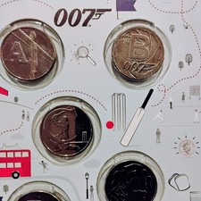 FULL SET 2018 A-Z ALPHABET 10p Coins (Full Set 26 Uncirculated) BOND 007 .Etc