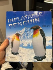 Large (42") Inflatable Penguin Christmas Decoration Boxed