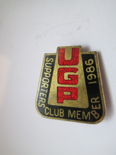 ULSTER GRAND PRIX SUPPORTERS CLUB MEMBER 1986 BADGE
