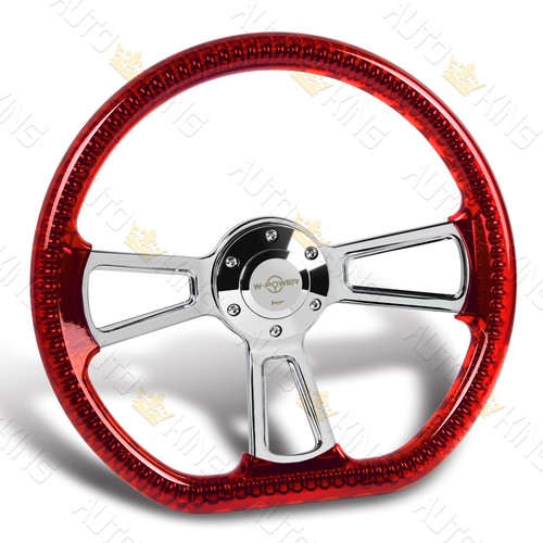 Power shape red clear - d-shape, red/clear