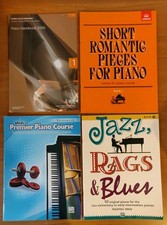 Joblot Bundle of 4 Piano Grade  I Books includes lovely Mier Jazz Rags Blues 1