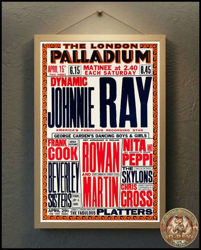 London palladium johnnie ray - palladium,