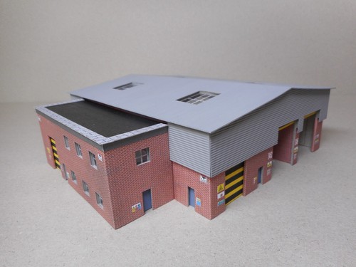 Gauge locomotive shed model - locomotive,