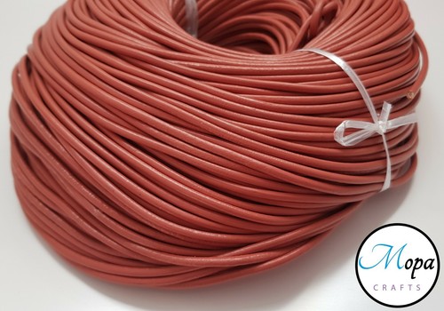 Round leather cord 100 - leather,