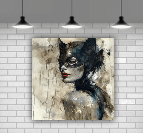 Sexy cat woman home décor - woman,