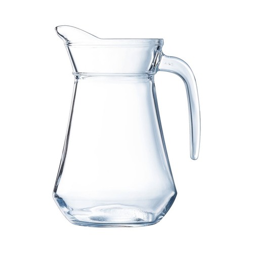 Glass serving pitcher - pitcher, jug