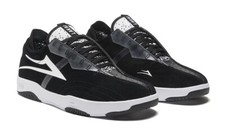 Lakai Mod Cup black/white suede skateboard sneaker trainers skate shoes US9/UK8