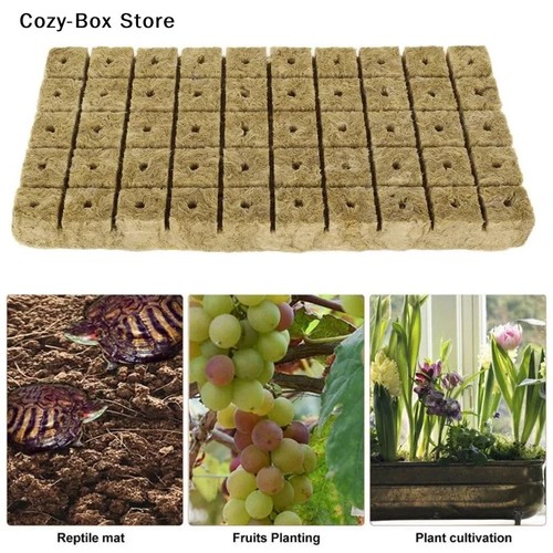50pcs rock wool grow cubes - rock,