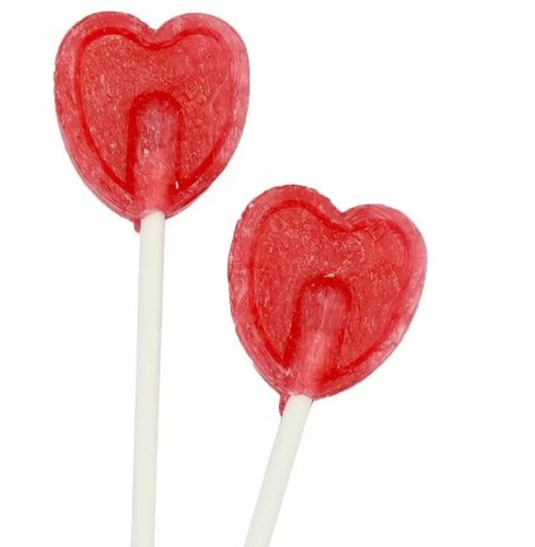 Cherry heart lollipops 2g - cherry, 5.2g