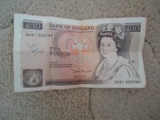 Old Ten £10 10 Pound Note