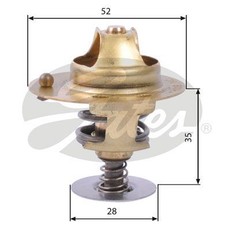 Gates Thermostat for Honda Civic Aerodeck VTi B18C4 1.8 April 1998 to April 2001