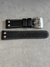 Steel 22mm black - black, textured