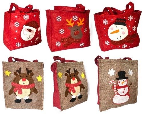 Christmas reusable bag strong - christmas,